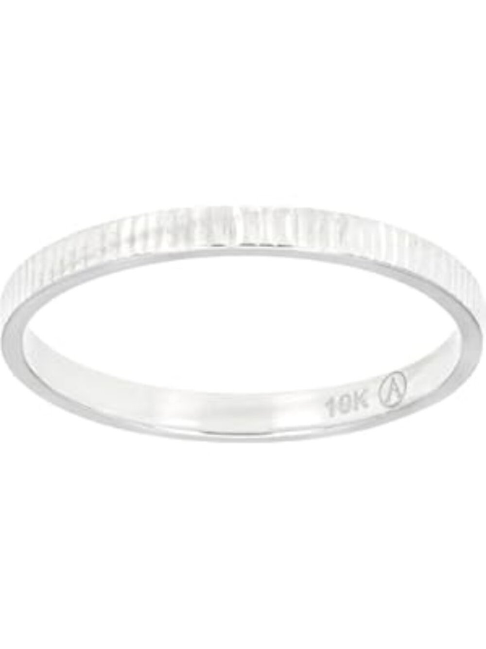 10kt Solid White Gold Band Ring New size 7 new firm price